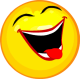laughing happy face with tongue